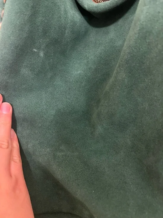 Old Trend New Vintage Leather Rose Valley Hobo Bag Kale - Picture 5 of 7